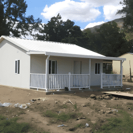 Prefab Modular House with Pitch Roof(T type House)-TH08