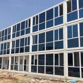 Portable Container Office with Glass Wall-DCH01