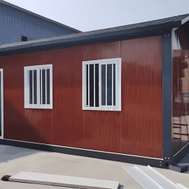 Gable Roof Container House with Dark Tone Design-DCH03