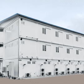 Flat-pack Container Houses with Glass Wall-DCH09