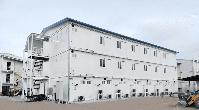 Flat-pack Container Houses with Glass Wall-DCH09