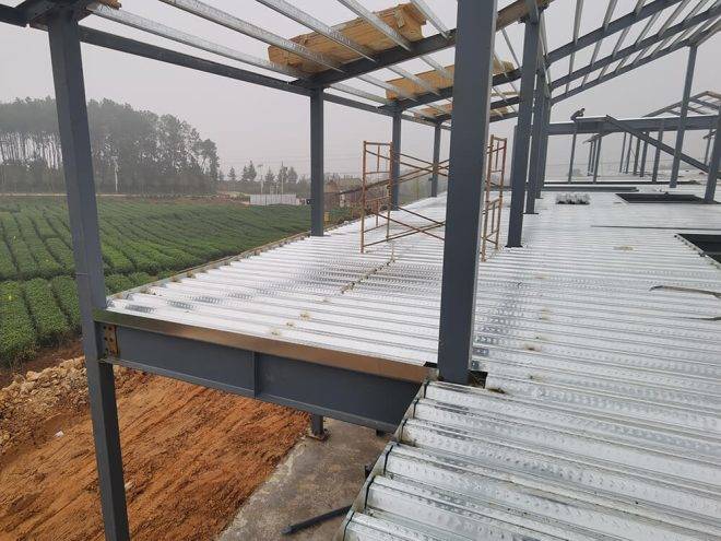Metal Building Workshop with Customized Steel Stairs Design-STB03 - Image 6