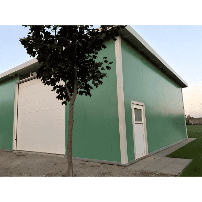 Steel Warehouse with Flat Roof for Industrial Farm Storage Building-SW01 - Image 2