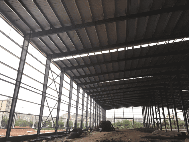 Industrial Warehouse with Gable Roof and Custom Coloured Appearance-SW03 - Image 2
