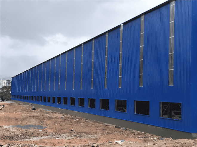Industrial Warehouse with Gable Roof and Custom Coloured Appearance-SW03 - Image 4