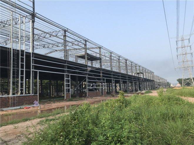 Steel Structure Warehouse with Staircase and Muti Story Design-SW04