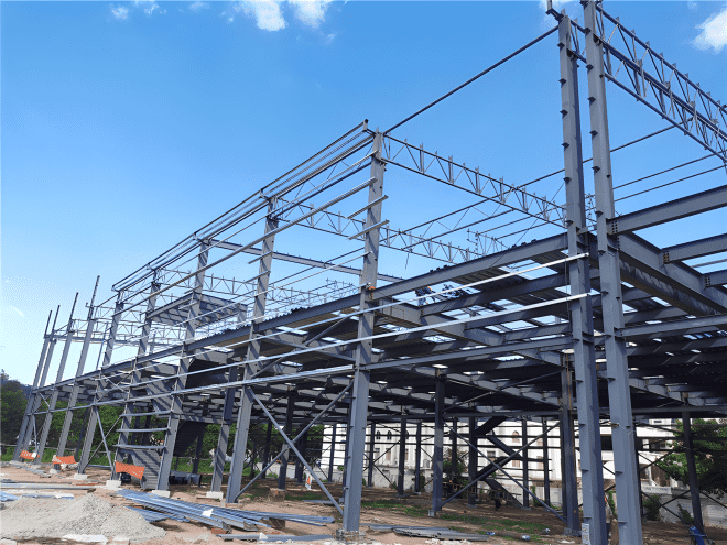 Steel Structure Warehouse with Staircase and Muti Story Design-SW04 - Image 3