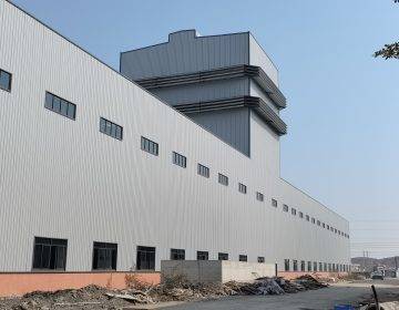 Metal Workshop with Steel Frame for Large Span Industrial Factory-SWS02