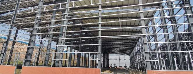 Metal Workshop with Steel Frame for Large Span Industrial Factory-SWS02 - Image 2