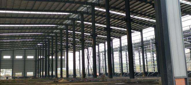 Metal Workshop with Steel Frame for Large Span Industrial Factory-SWS02 - Image 3