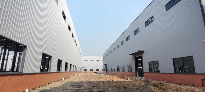 Metal Workshop with Steel Frame for Large Span Industrial Factory-SWS02 - Image 4