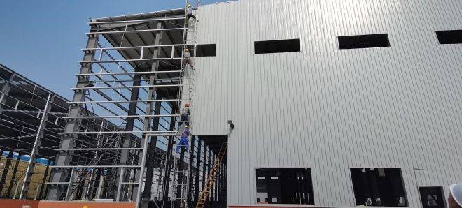 Metal Workshop with Steel Frame for Large Span Industrial Factory-SWS02 - Image 5