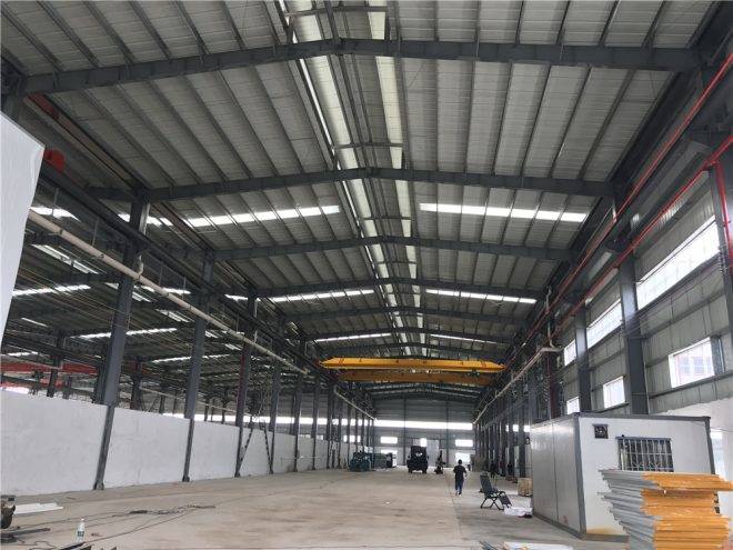 Steel Workshop with Multiple Story for Industrial and Office Building-SWS01