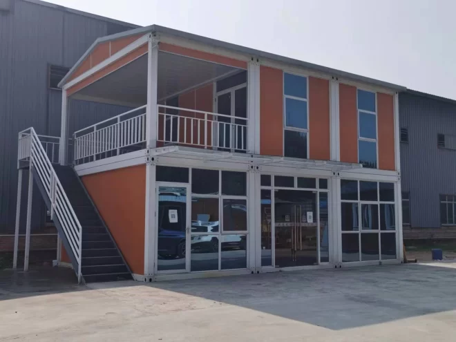 Detachable Container Office Features Platform and Pitch Roof-DCH06